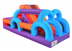 U Slide N Splash Obstacle Wet